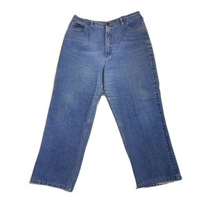 Vintage 70s 80s Lucky Britches Elastic High Waist Women's Mom Jeans Size 34 x 26